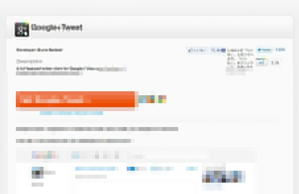 Google+Tweet