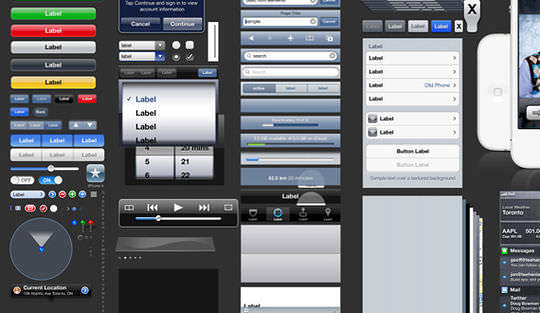 iOS5 GUI PSD (iPhone4S)