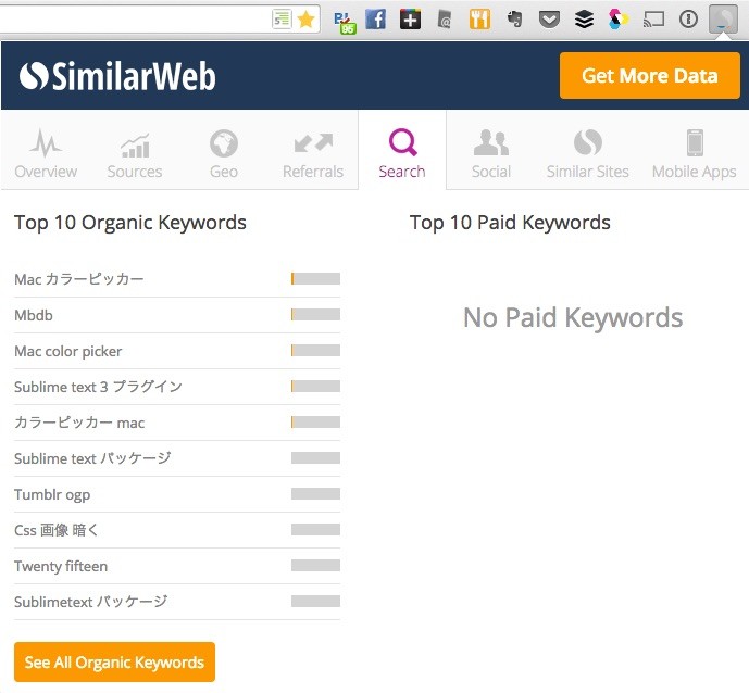 SimilarWeb Search